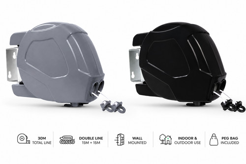 30m retractable washing - retractable,