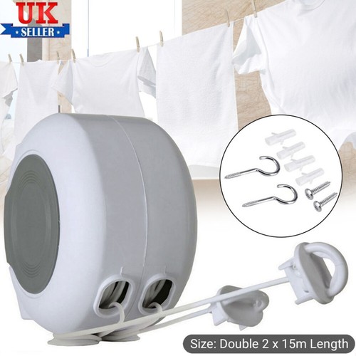 Retractable drying line reel - line,