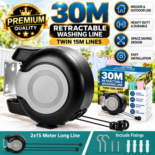 30m heavy duty - heavy, retractable