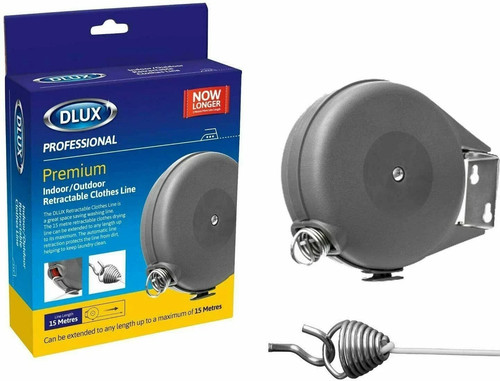 15m retractable washing line - 15m,