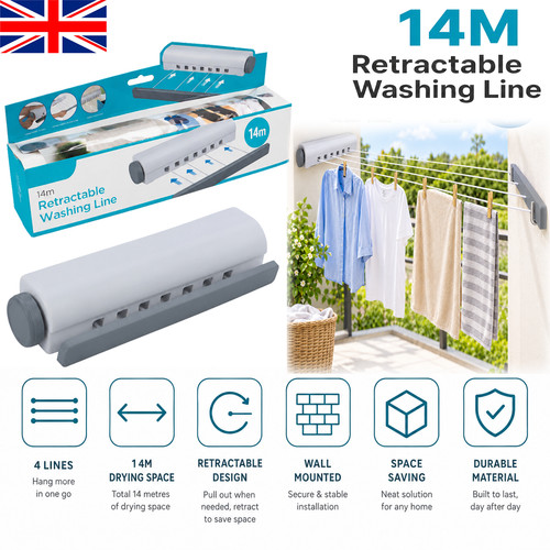 Line 14m retractable clothes - 4,
