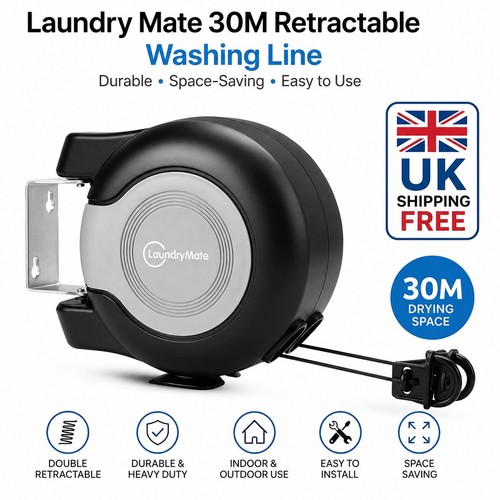 Retractable washing line 30m - washing,
