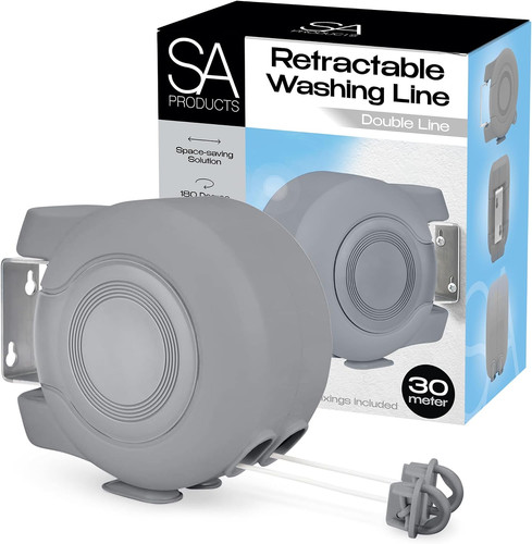 Wall mounted twin cable - mounted,