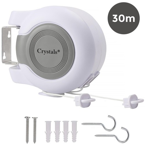 30m retractable clothes reel - retractable,
