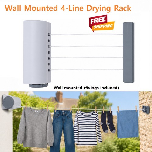 14m retractable clothesline - 14m,
