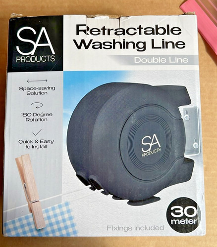 Washing line wall mounted twin - washing,