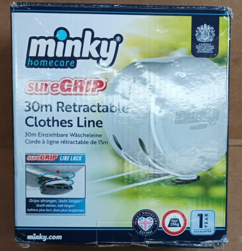 30m double retractable clothes - retractable,