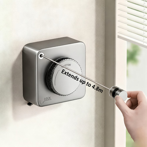Retractable clothesline - 4.8m,
